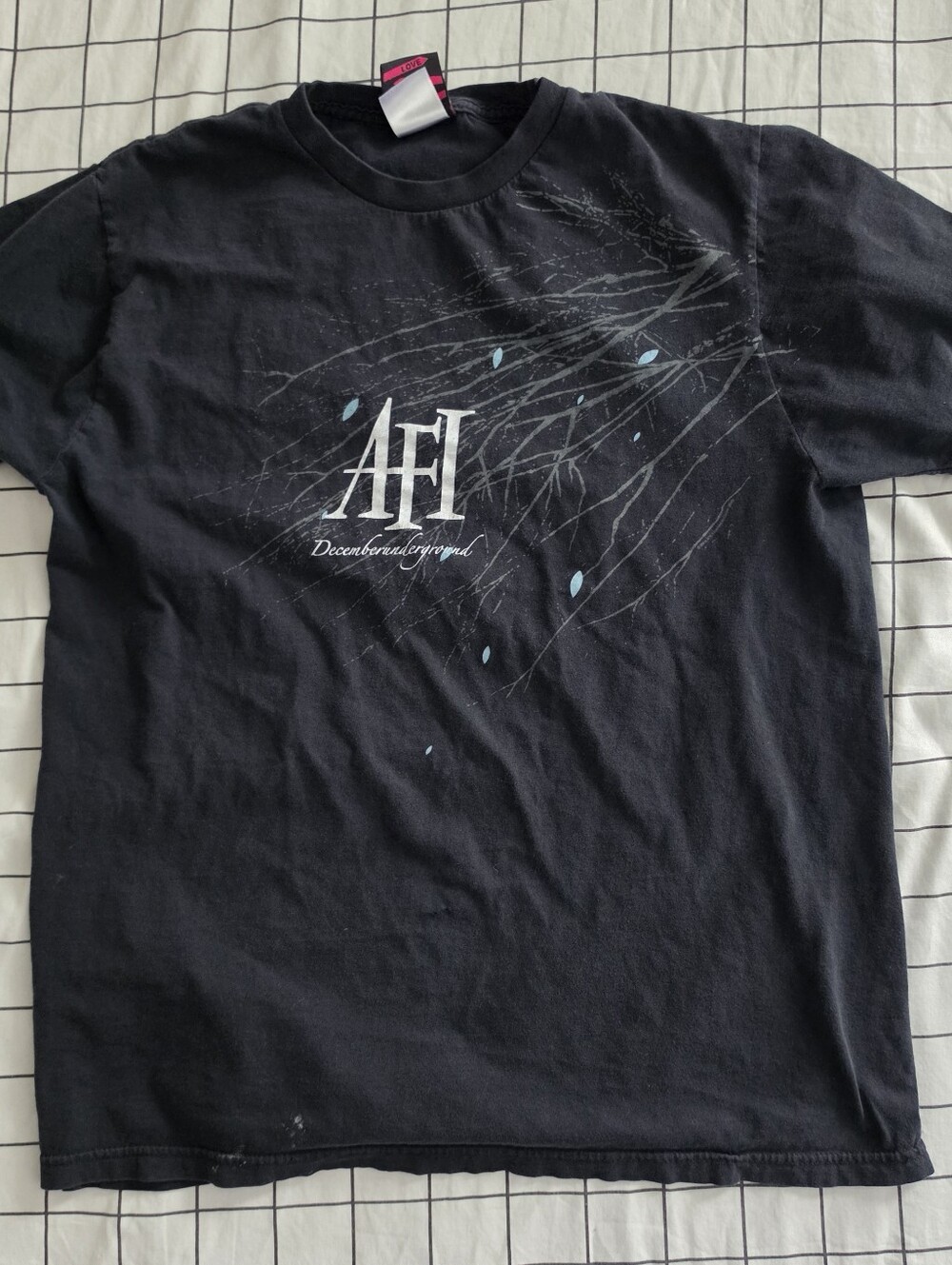 Vintage 2006 AFI Decemberunderground Cinder Block Band Tee - Large